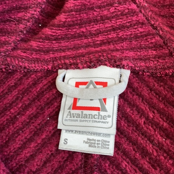 Avalanche 1/4 Zip Hooded Pullover Striped S - Picture 8 of 8